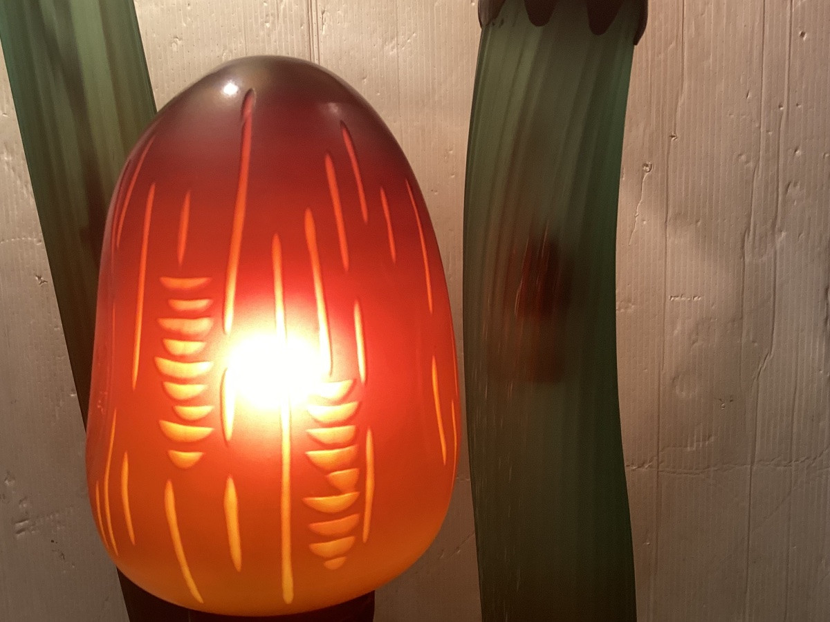 Coprins Lamp, Signed -photo-4