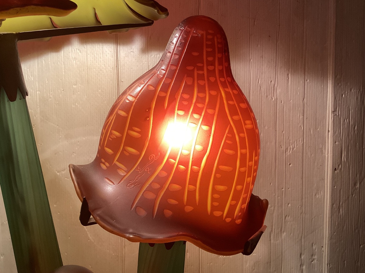 Coprins Lamp, Signed -photo-1