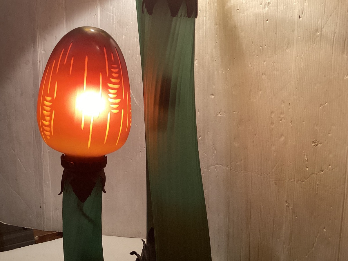 Coprins Lamp, Signed -photo-6