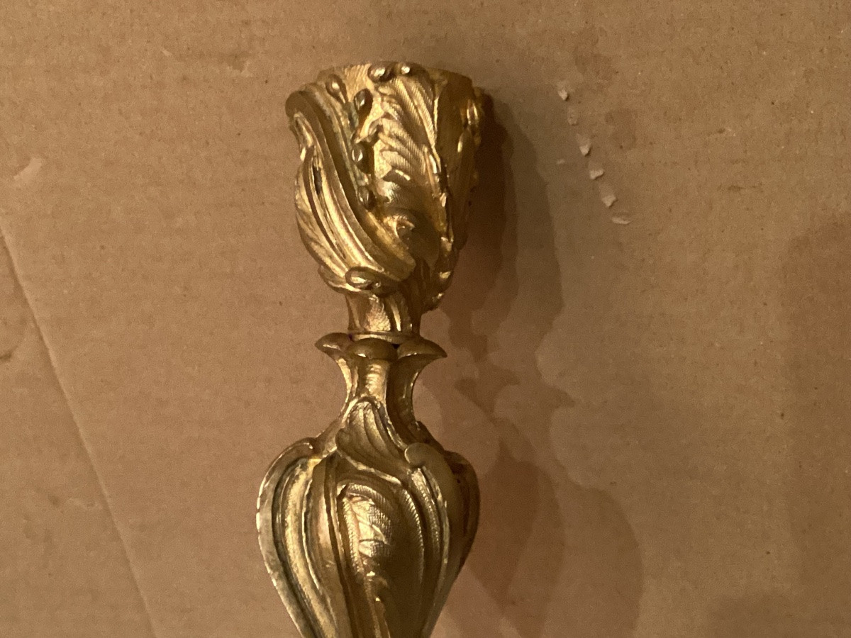 Pair Of Louis XV Candlesticks-photo-7