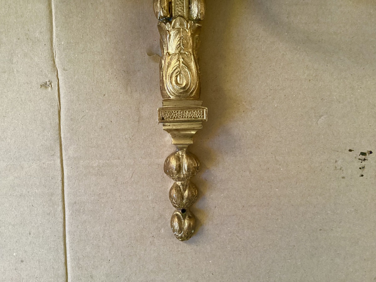 Paire d’appliques Louis XVI -photo-1