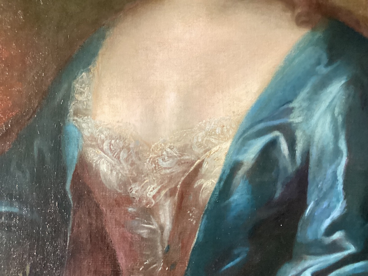 Portrait de dame de qualité Louis XV -photo-1