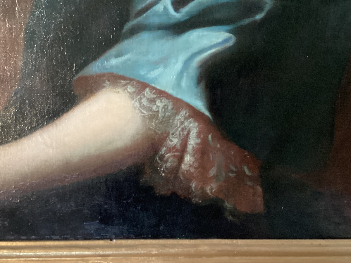 Portrait de dame de qualité Louis XV -photo-4