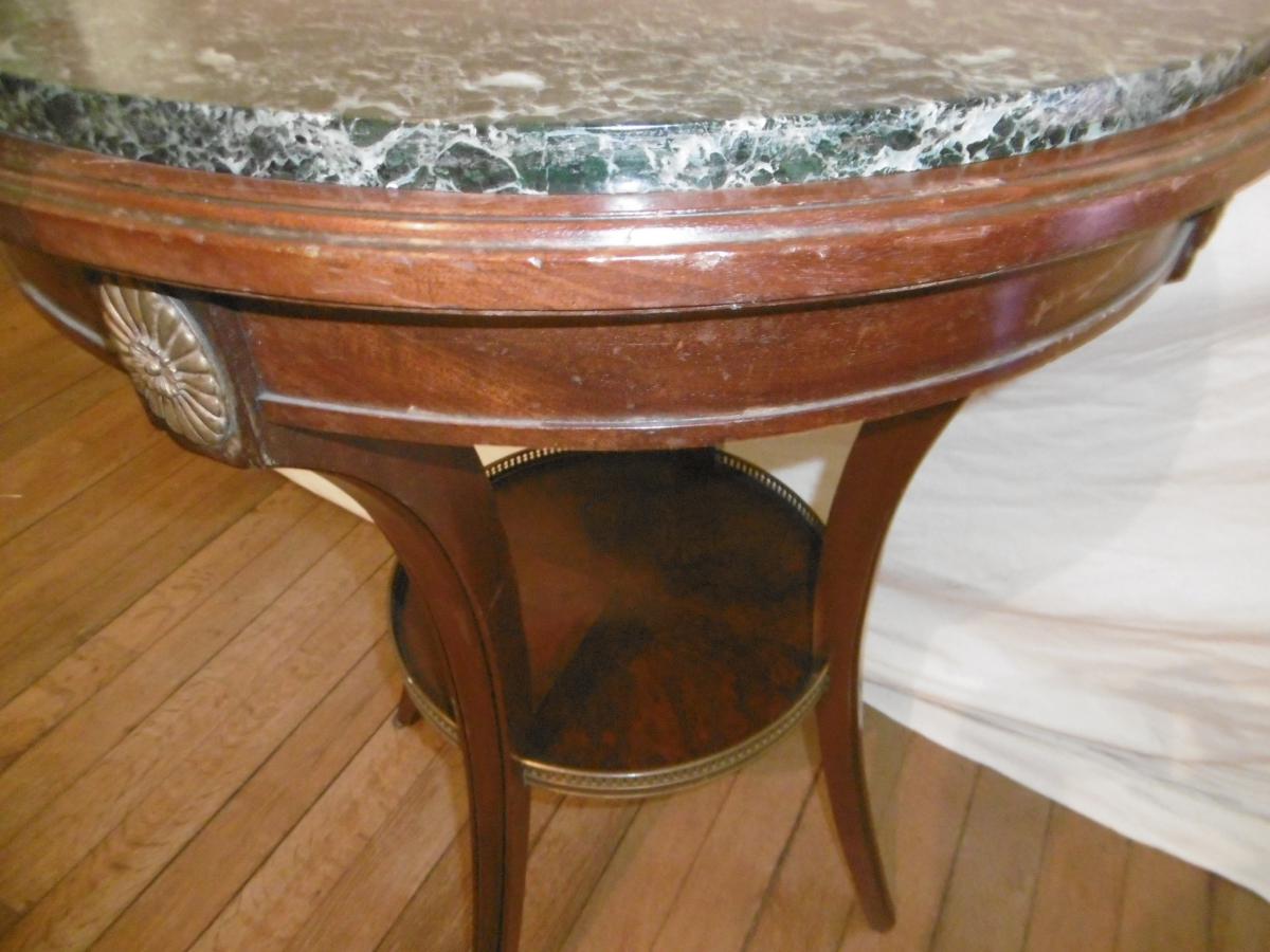 Guéridon En Acajou Style Réstauration-photo-4