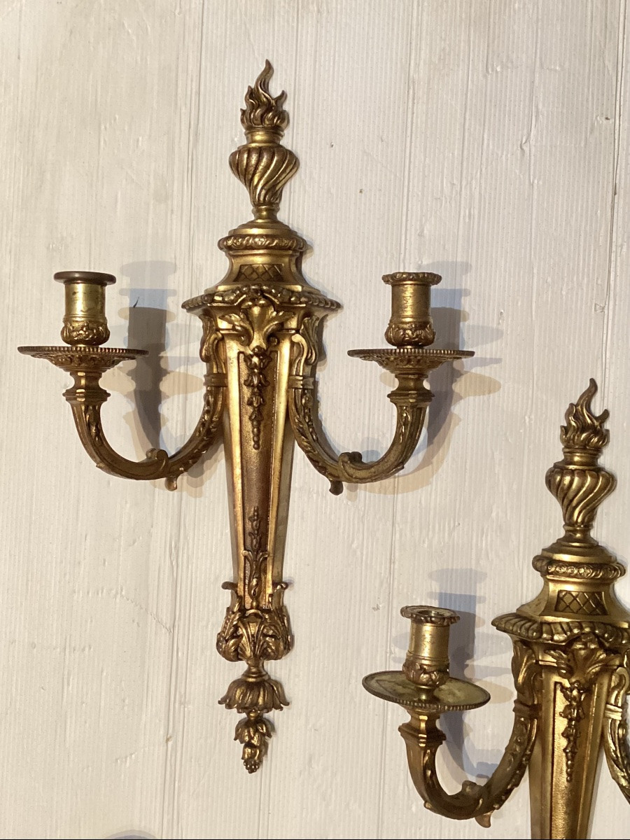 Set Of Four Louis XIV Wall Lights -photo-2