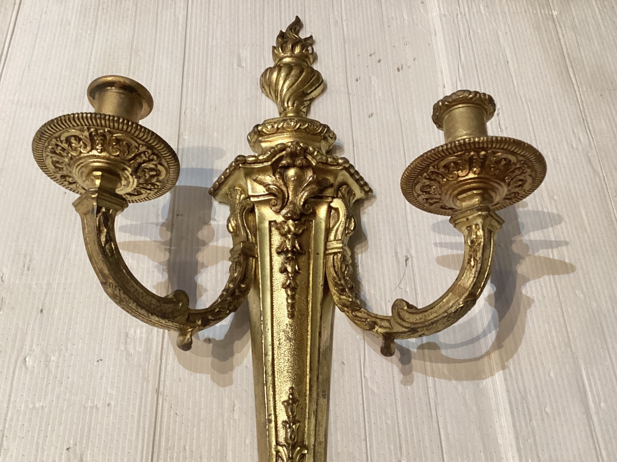 Set Of Four Louis XIV Wall Lights -photo-2
