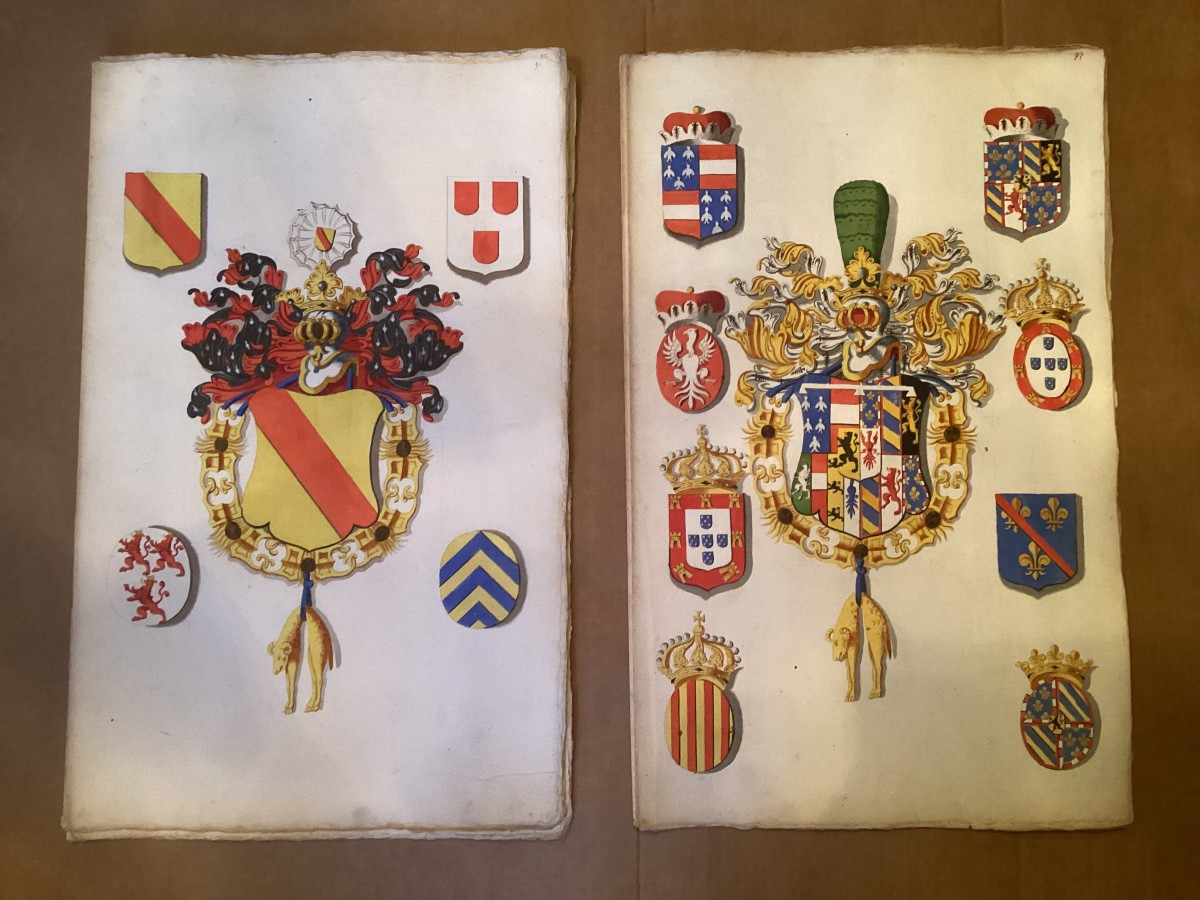 Armorial Of The Order Of The Golden Fleece, 18th Century -photo-3