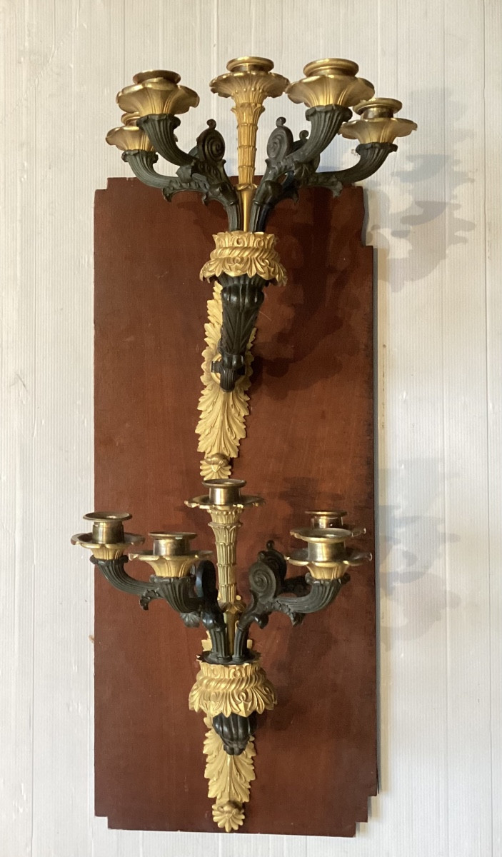 Pair Of Restoration Period Wall Sconces 