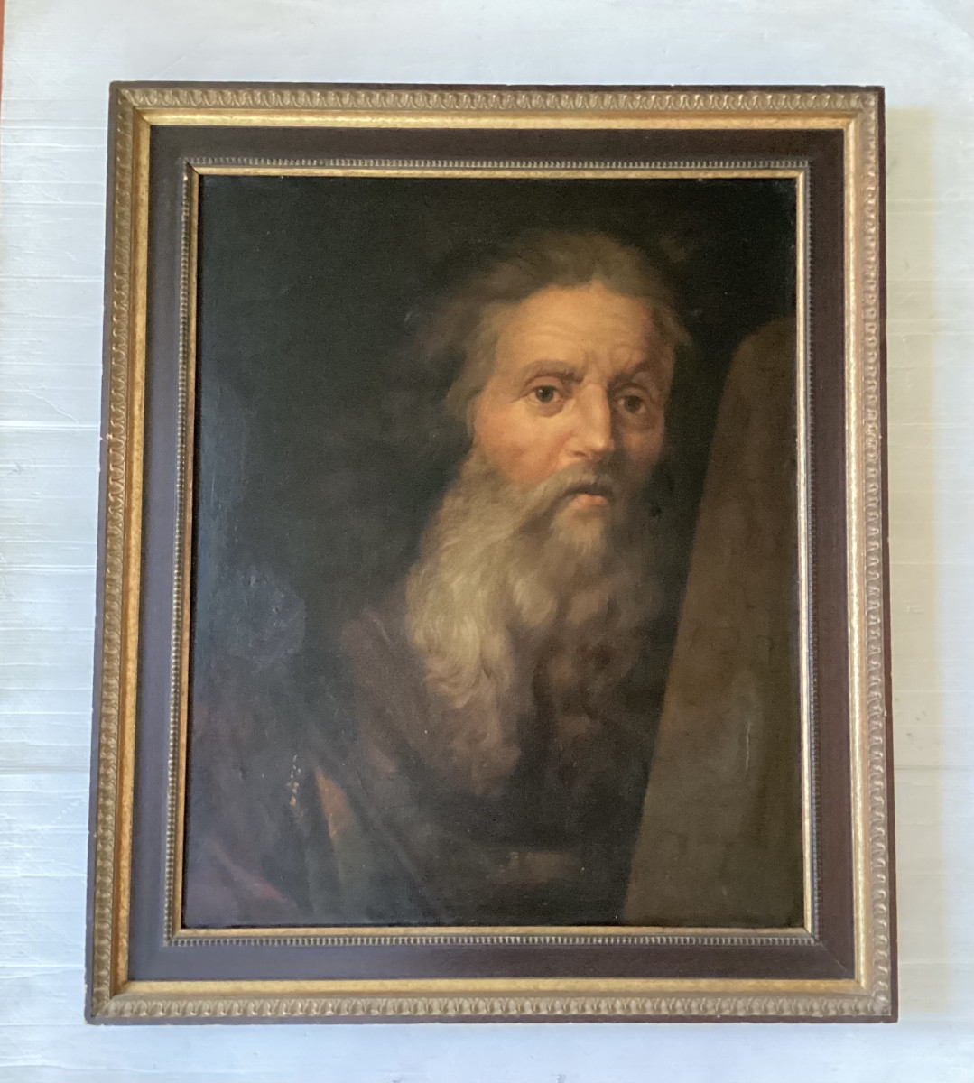 Portrait du prophète Moïse 17ème 