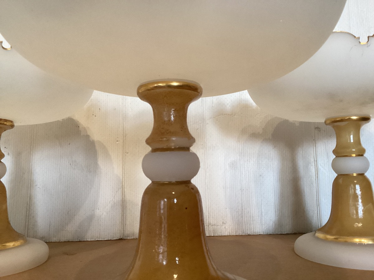 Trois coupes à fruit 19ème -photo-4