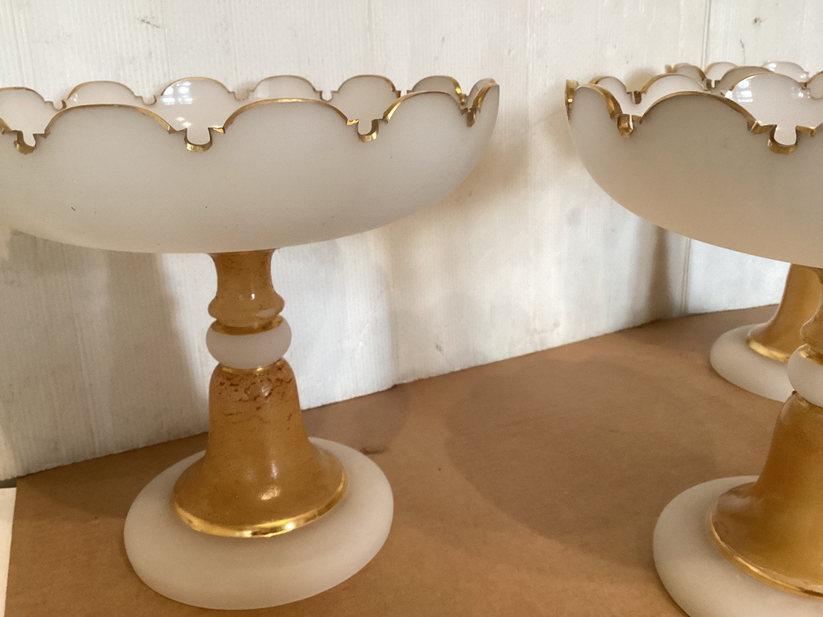 Trois coupes à fruit 19ème -photo-2