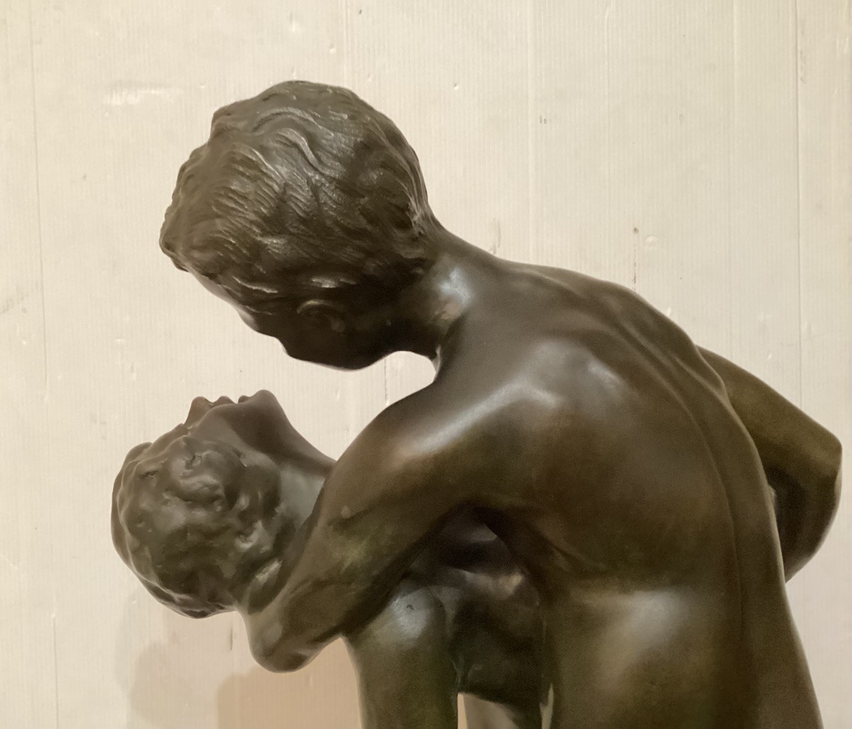Important bronze signé « le couple »-photo-4