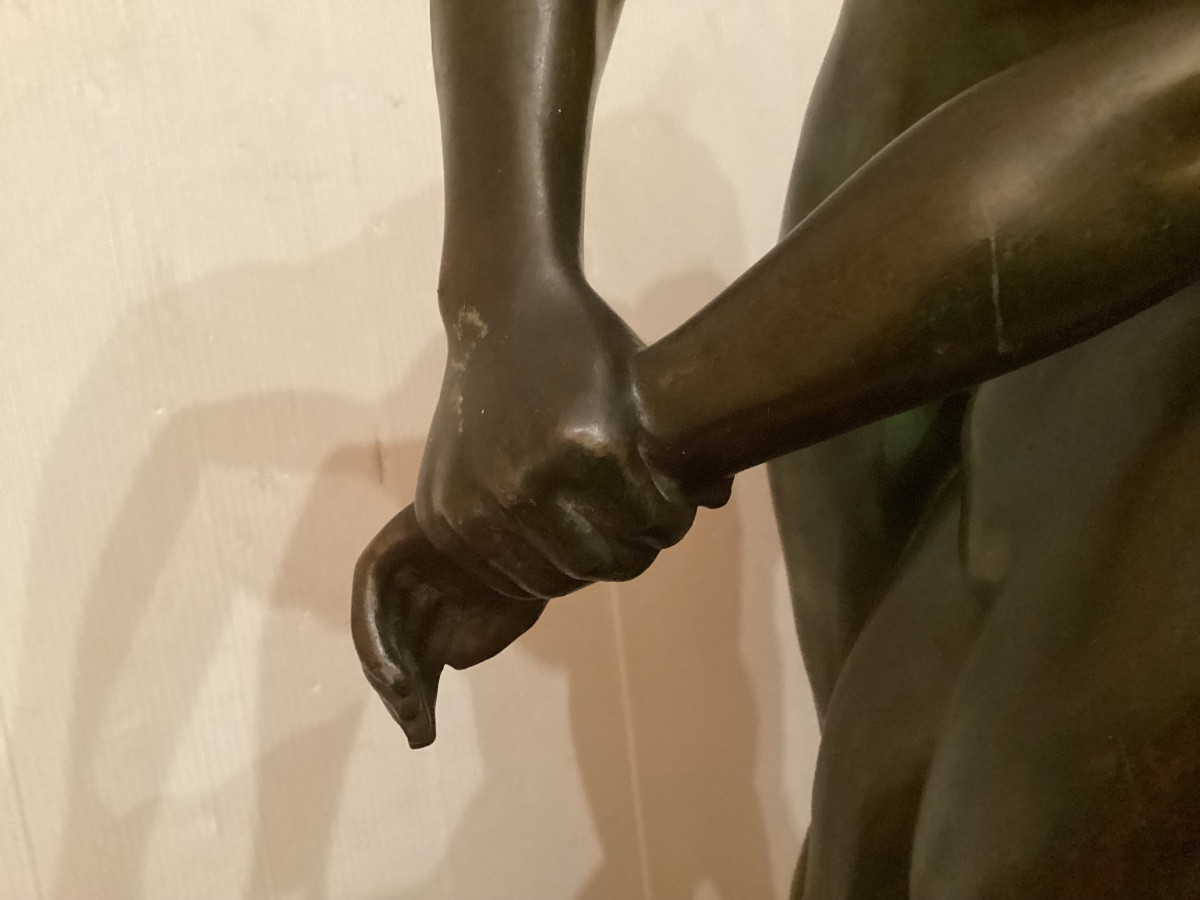 Important bronze signé « le couple »-photo-7