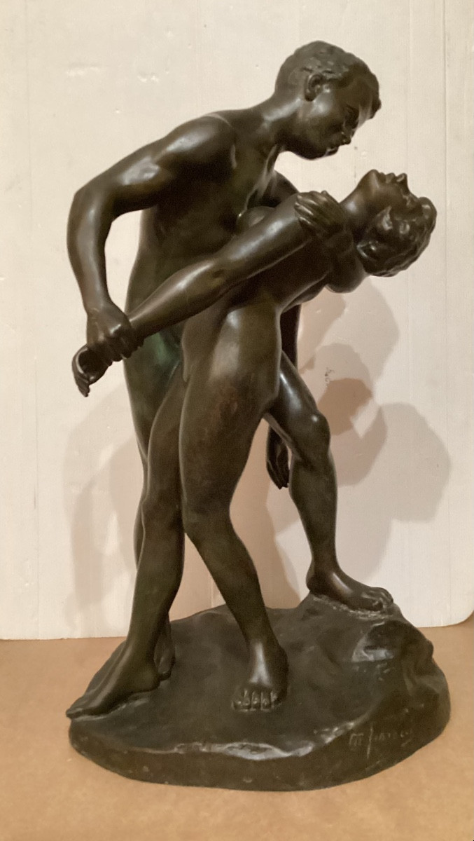 Important bronze signé « le couple »