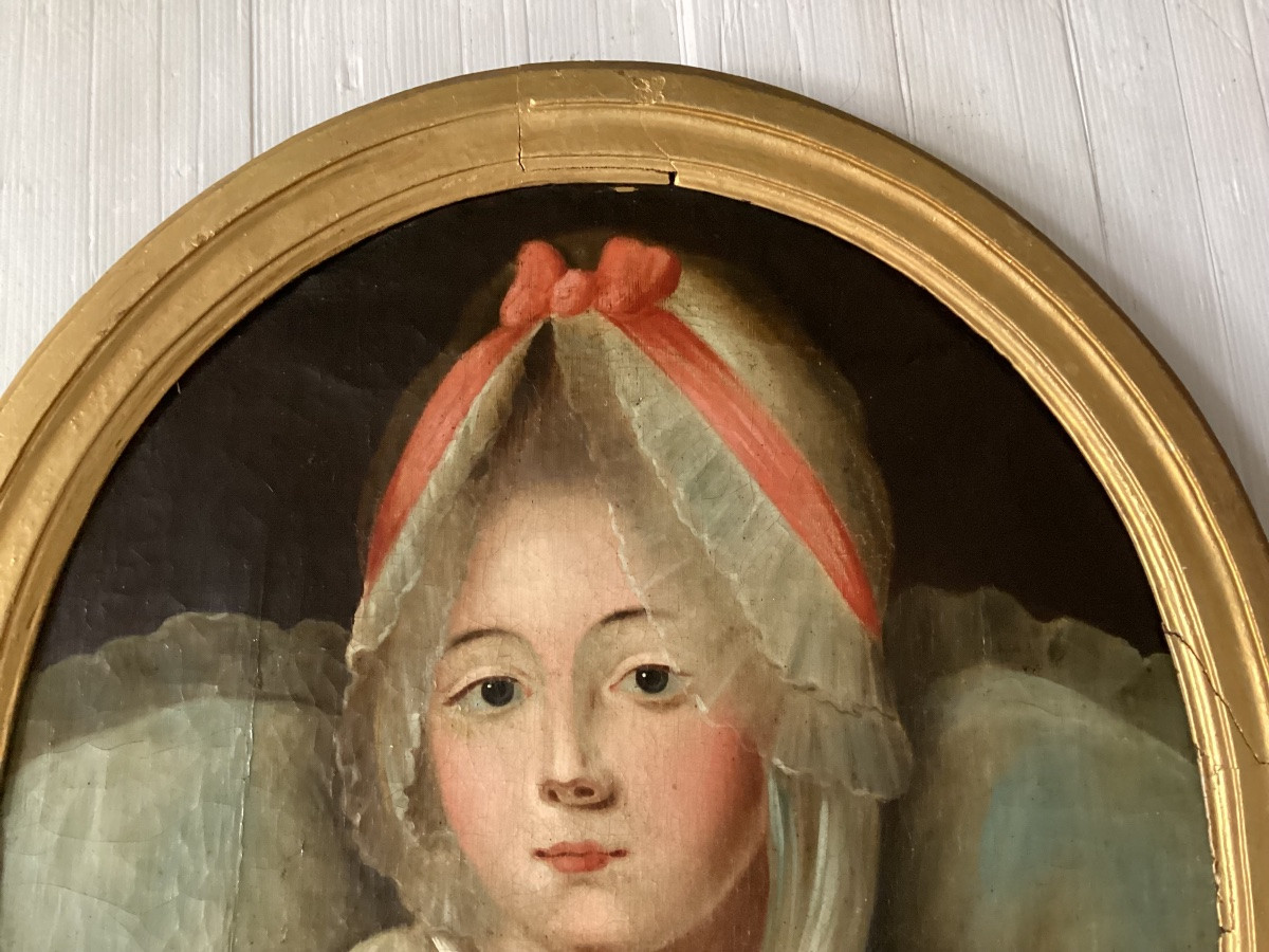 Paire de portraits 18ème -photo-3