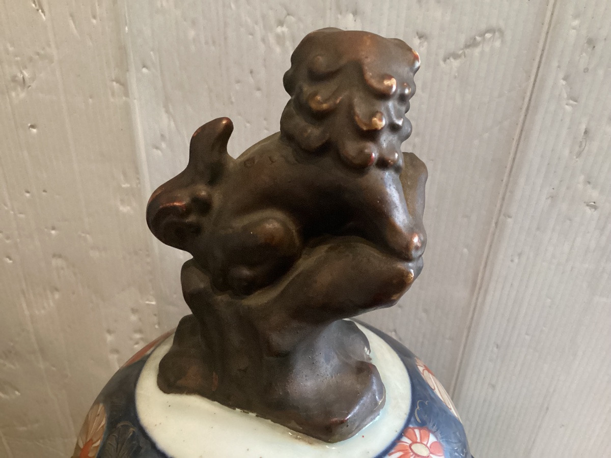 Série de potiches Imari 19ème -photo-2