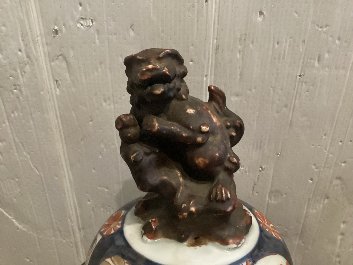 Série de potiches Imari 19ème -photo-6