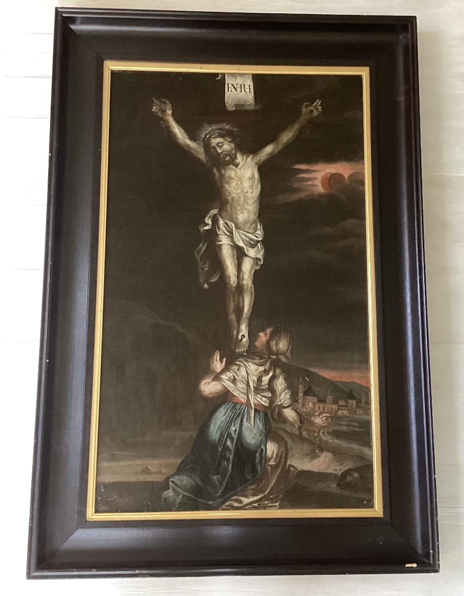 Huile sur toile 17ème