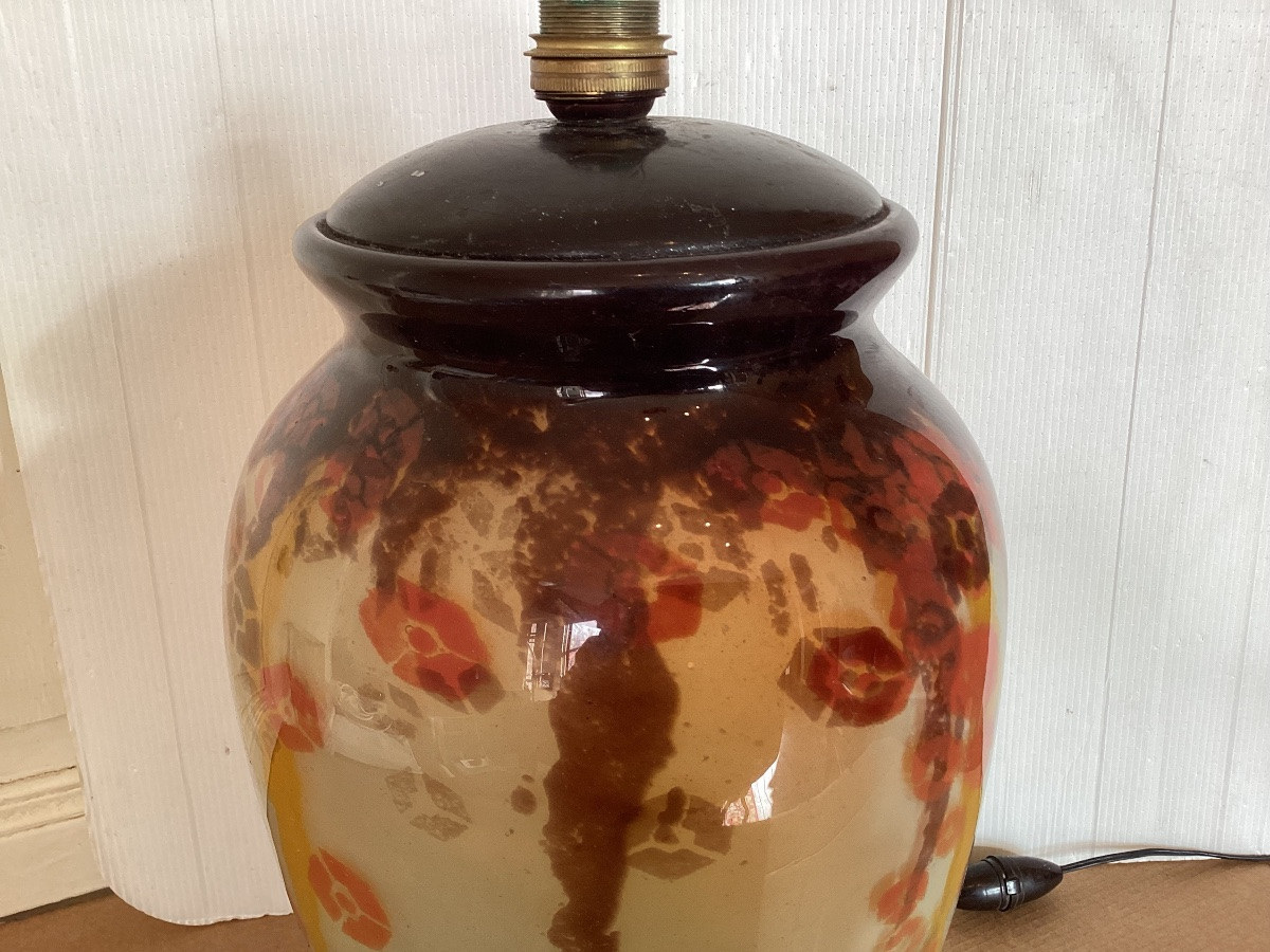 Muller frères Lunéville pied de lampe -photo-3