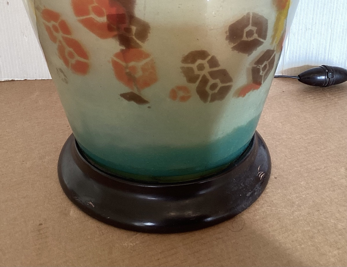 Muller frères Lunéville pied de lampe -photo-4