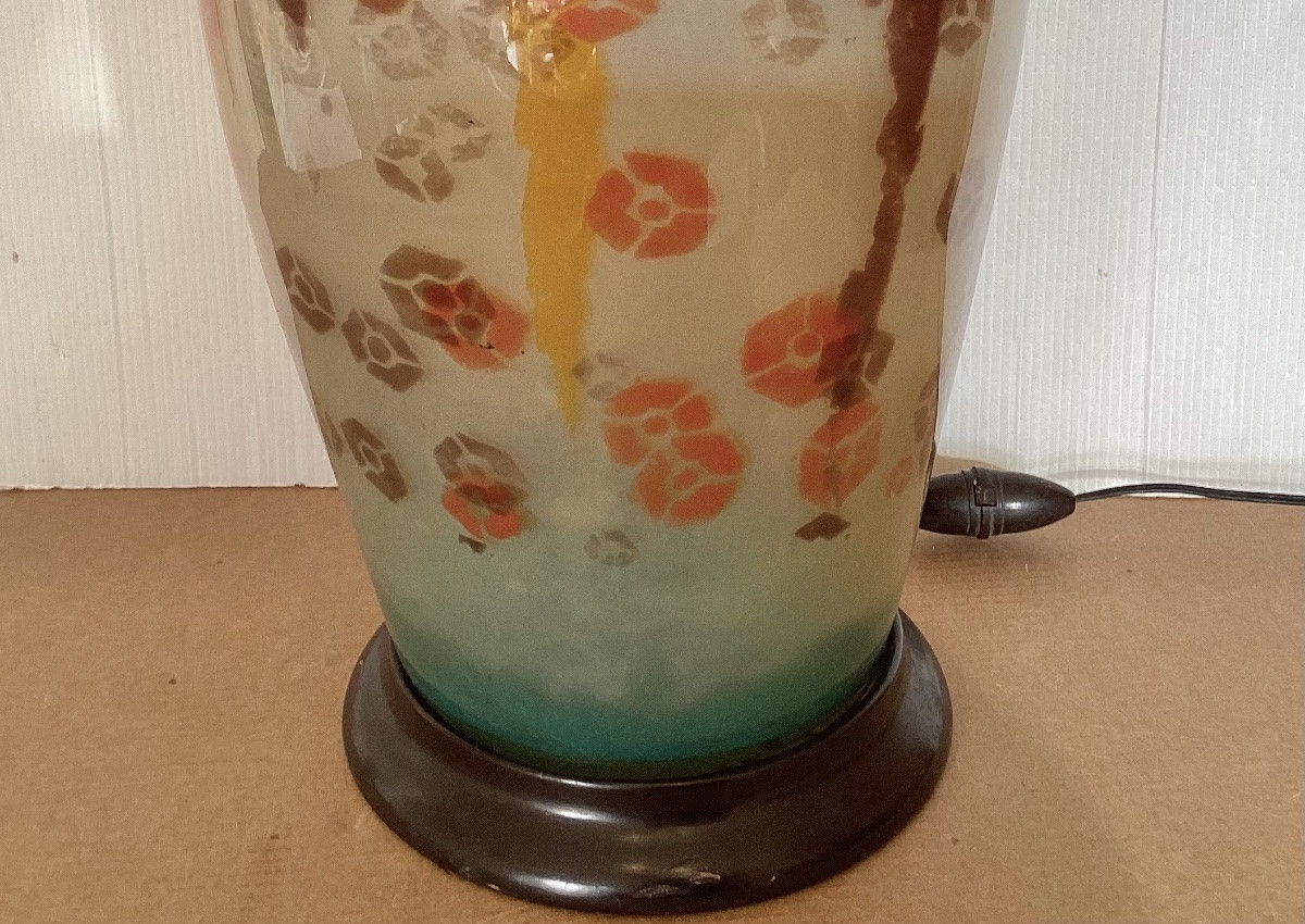 Muller frères Lunéville pied de lampe -photo-2