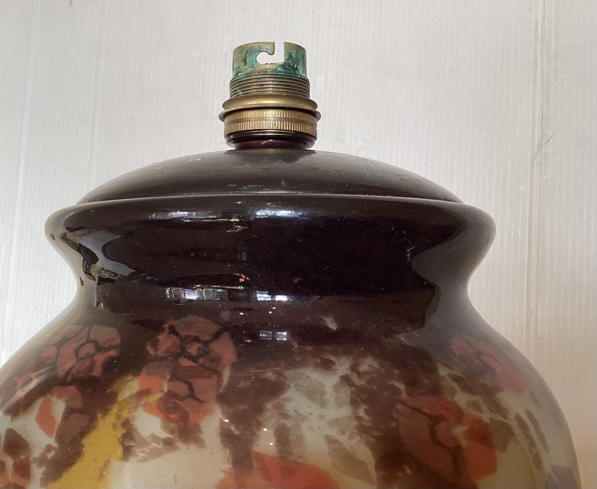 Muller frères Lunéville pied de lampe -photo-3