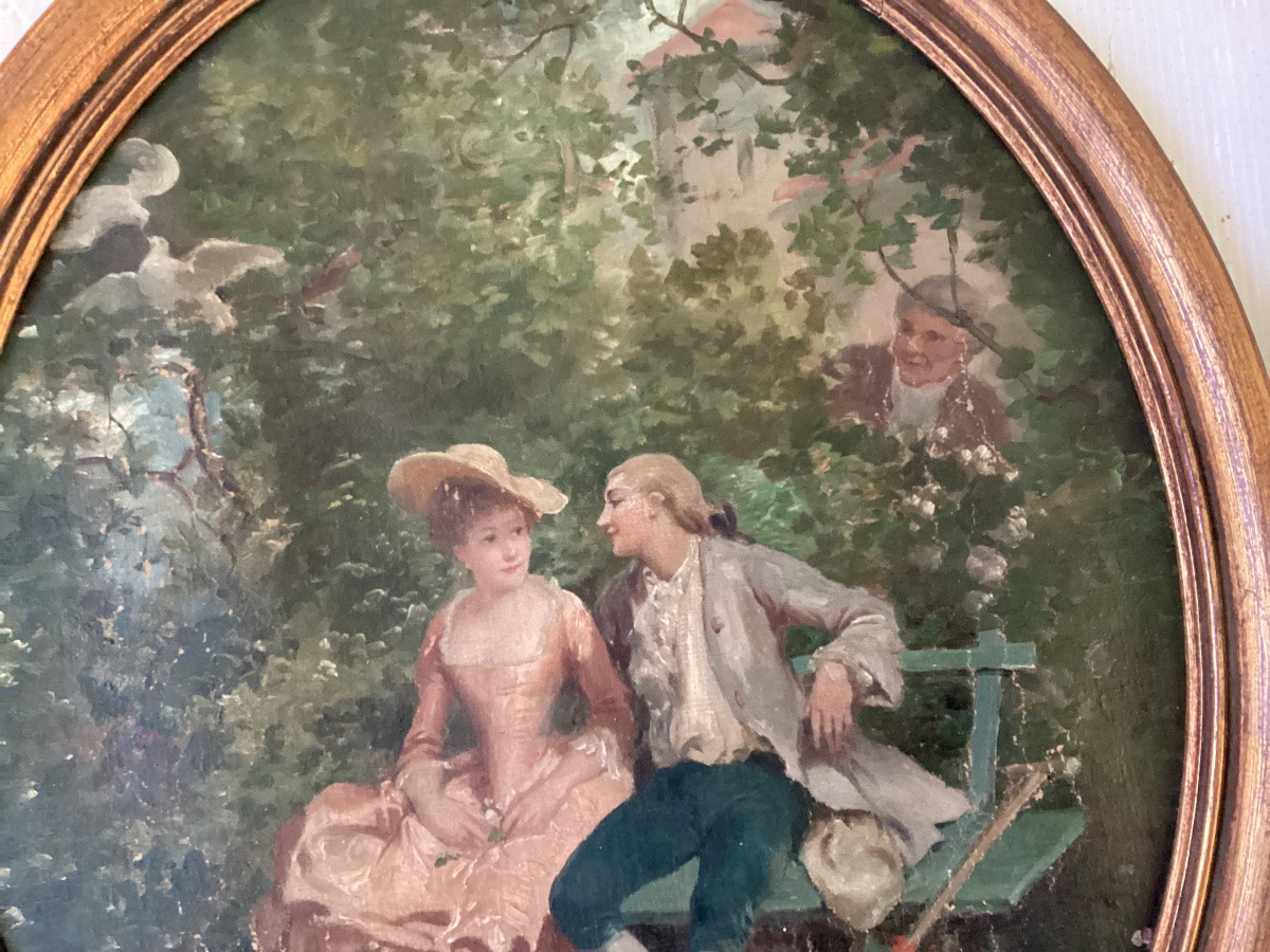 Lévigne Théodore paire de tableaux -photo-3