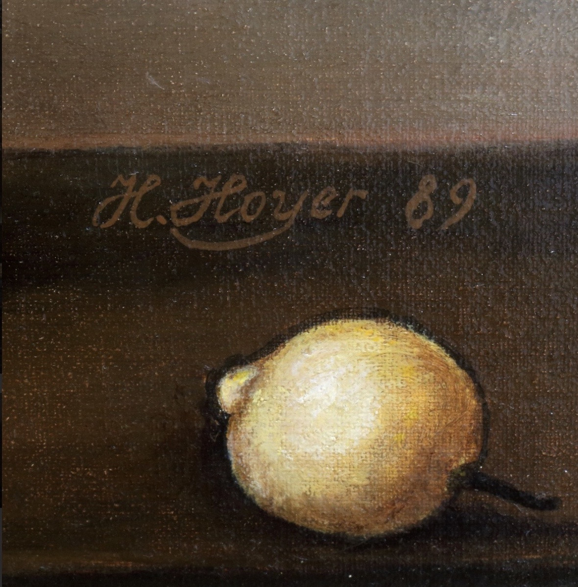 Painting On Panel "still Life"-photo-4