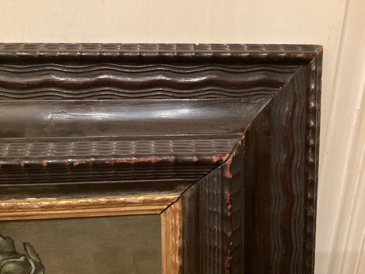 Painting On Panel "still Life"-photo-4