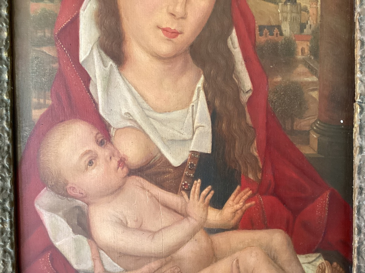 Painting On Panel, 17th-18th Century-photo-2