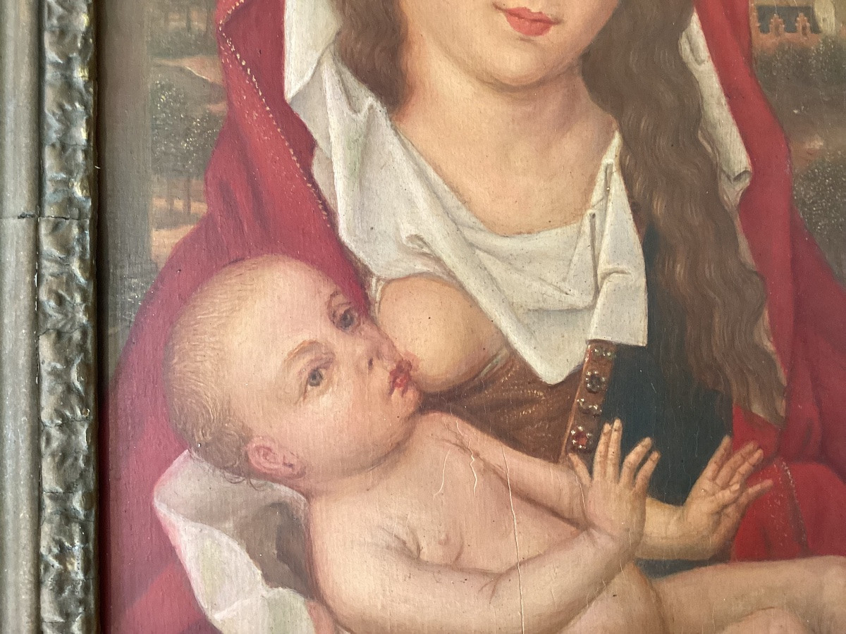 Painting On Panel, 17th-18th Century-photo-7