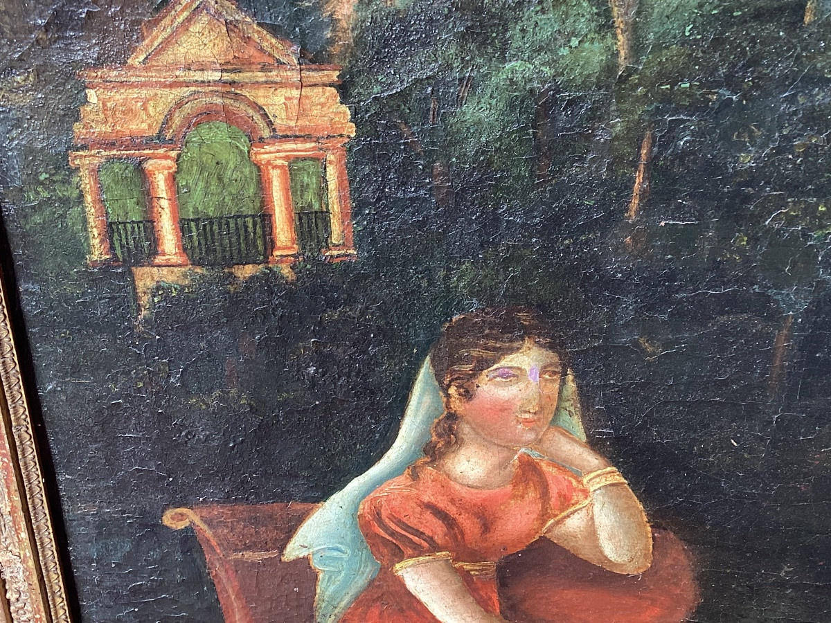 Small 19th Century Trumeau -photo-4