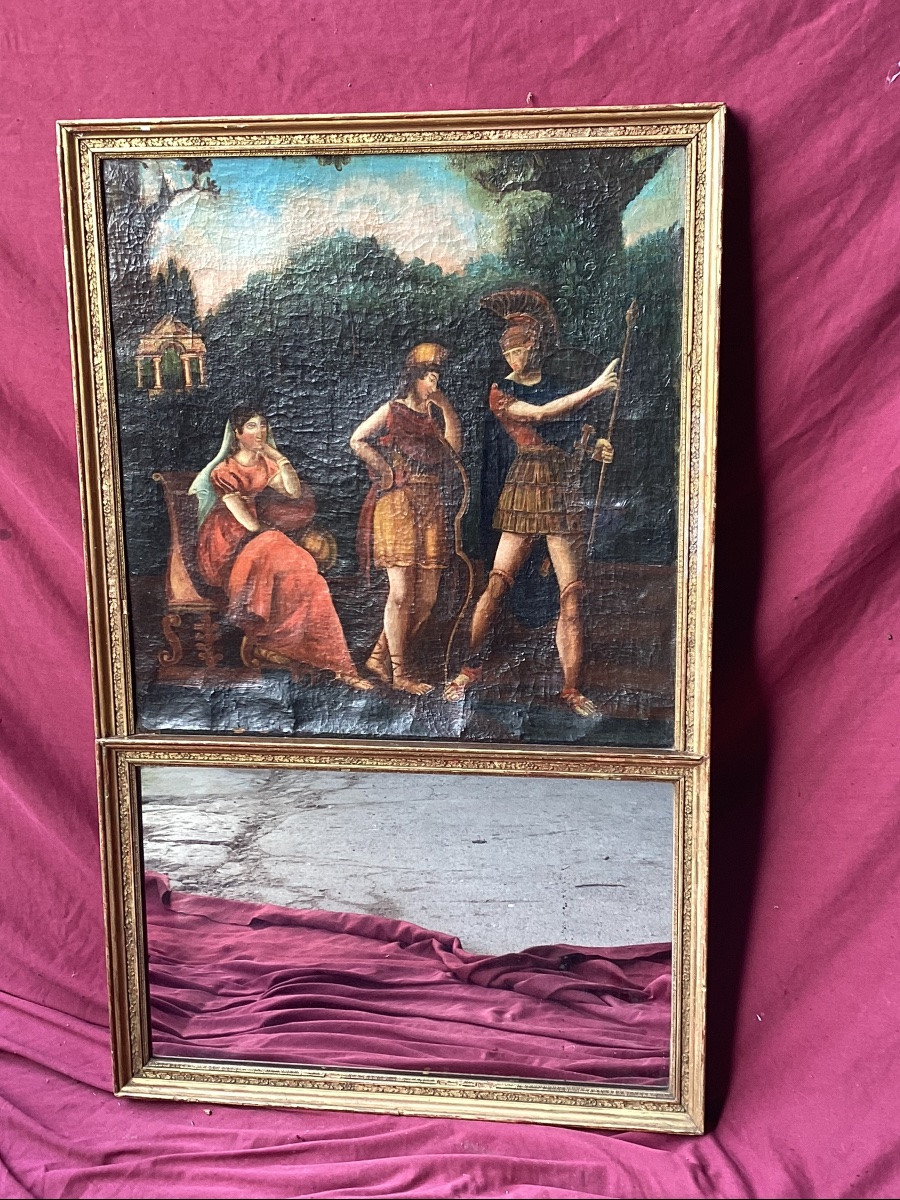 Small 19th Century Trumeau -photo-6