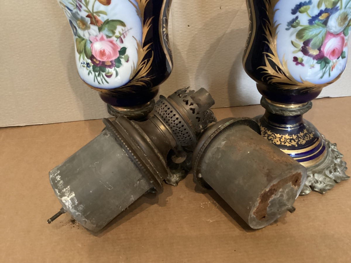 Paire de lampes Napoléon III -photo-7