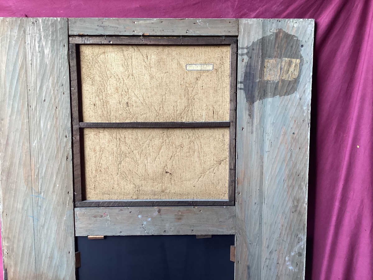 Louis XVI Lacquered Trumeau -photo-7