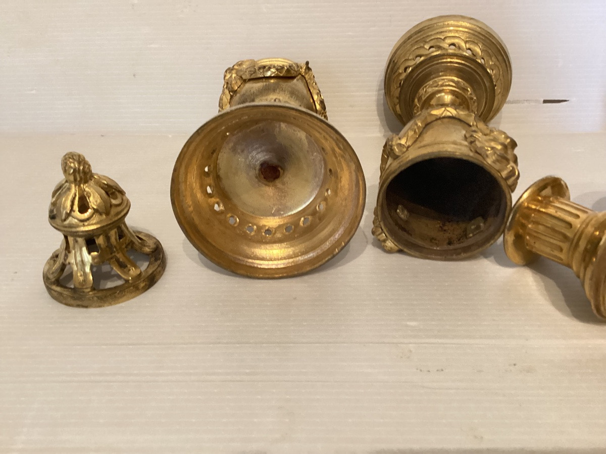 Paire de cassolettes Louis XVI -photo-6