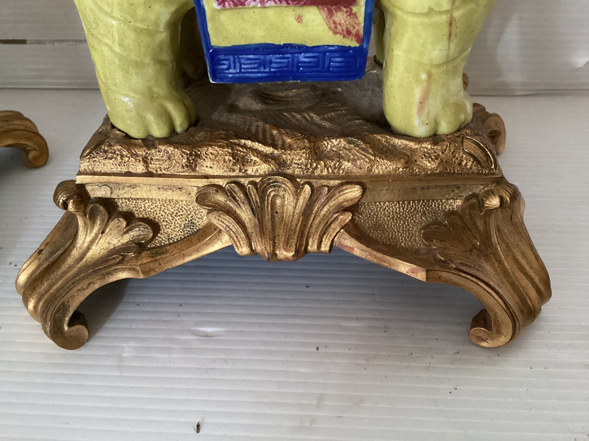 Paire de candélabres 19ème -photo-7