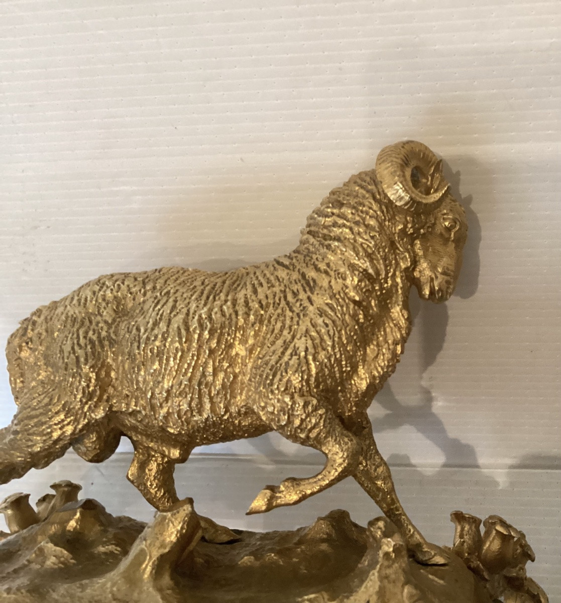 Statue en bronze « bouquetin »-photo-5