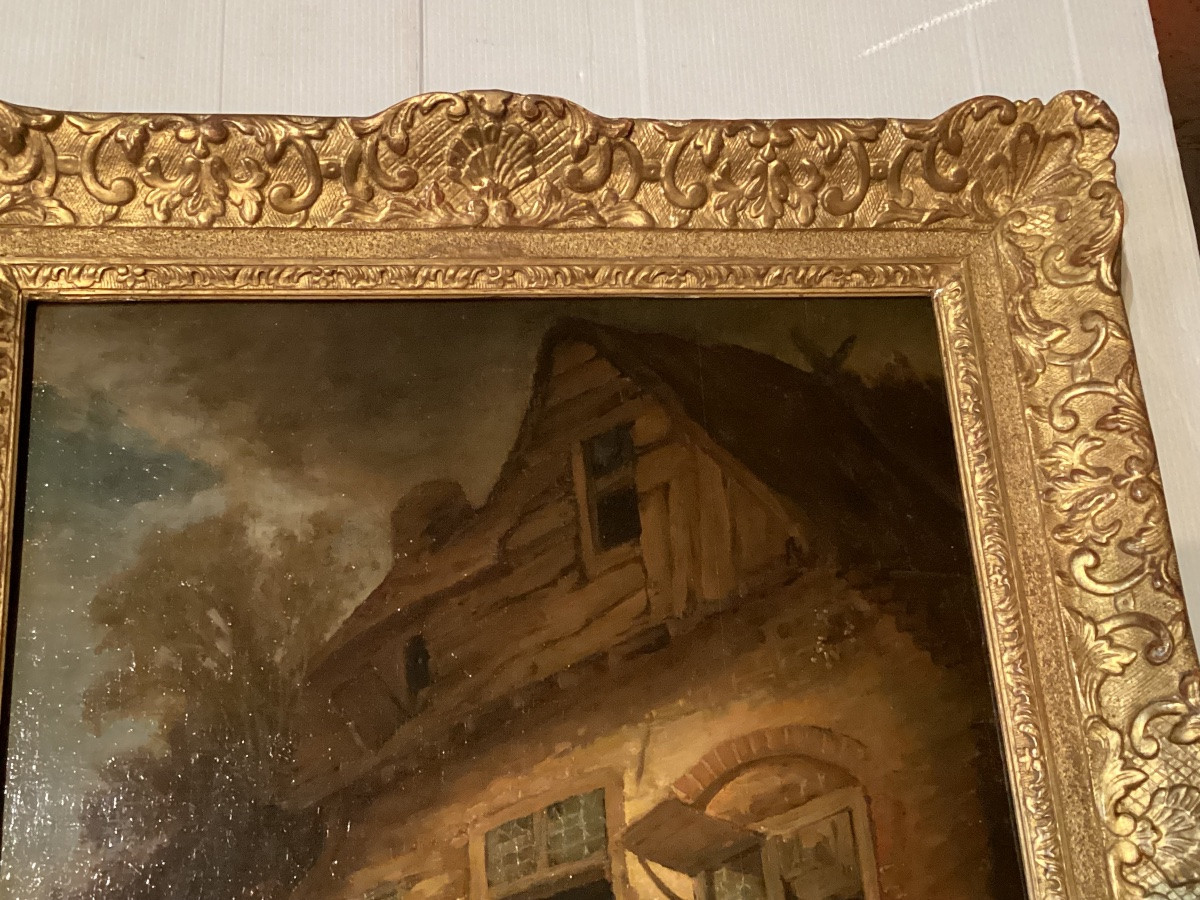 Adrien Van Ostade 1610-1685 Signed Painting -photo-3