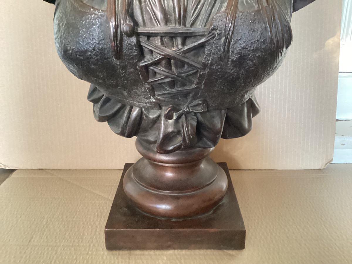 Bust Of A Young Girl With A Hat -photo-3