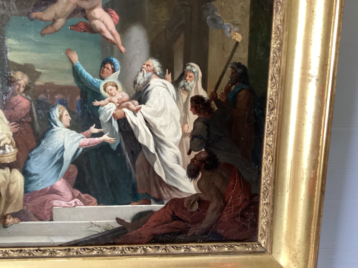 Peinture religieuse 18ème -photo-4