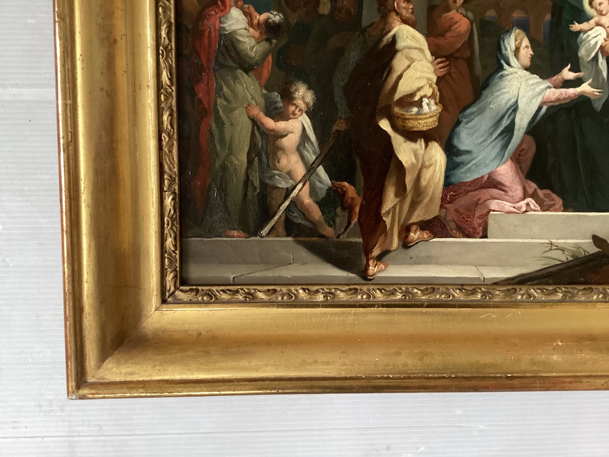 Peinture religieuse 18ème -photo-3