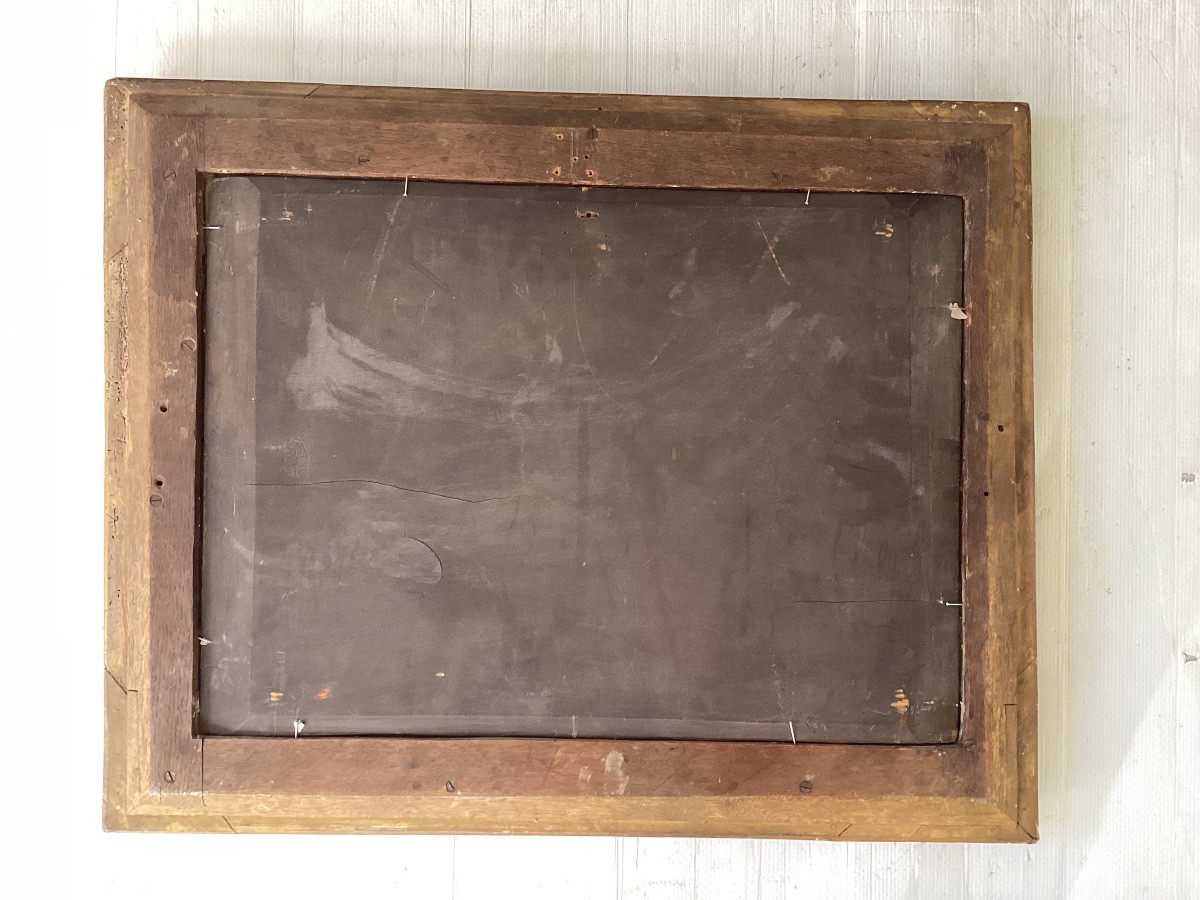 Watteau peinture sur panneau -photo-8