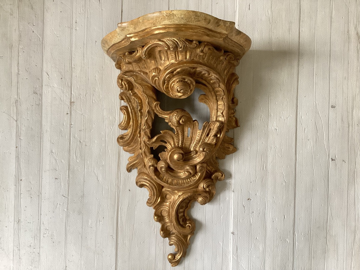 Important Louis XV Wall Bracket-photo-2