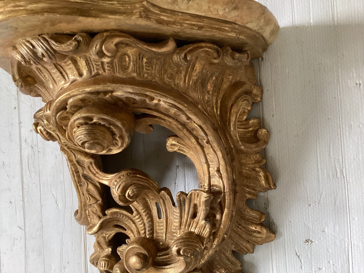 Important Louis XV Wall Bracket-photo-2
