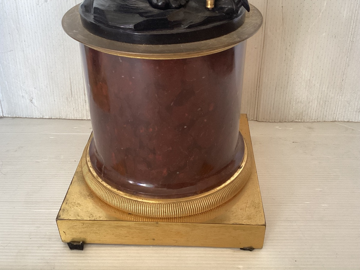 Importante paire de candélabres fin 18ème -photo-1