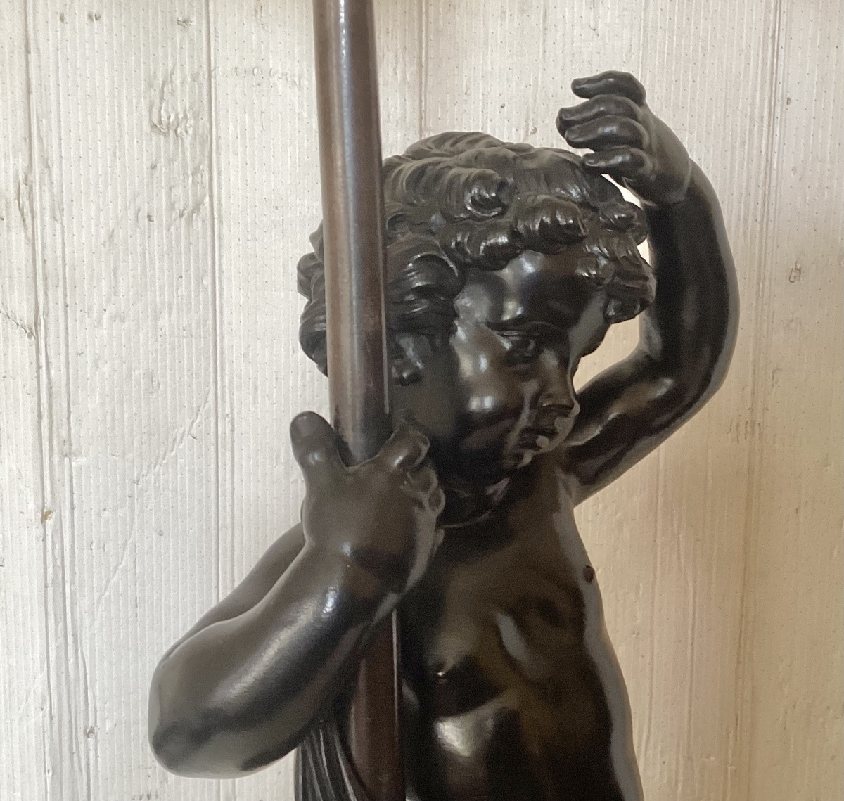 Importante paire de candélabres fin 18ème -photo-6