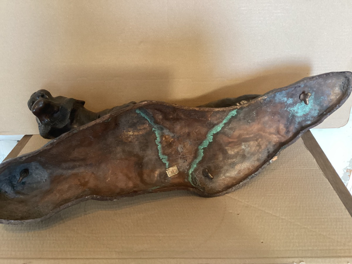 Tigre en bronze japonais -photo-8