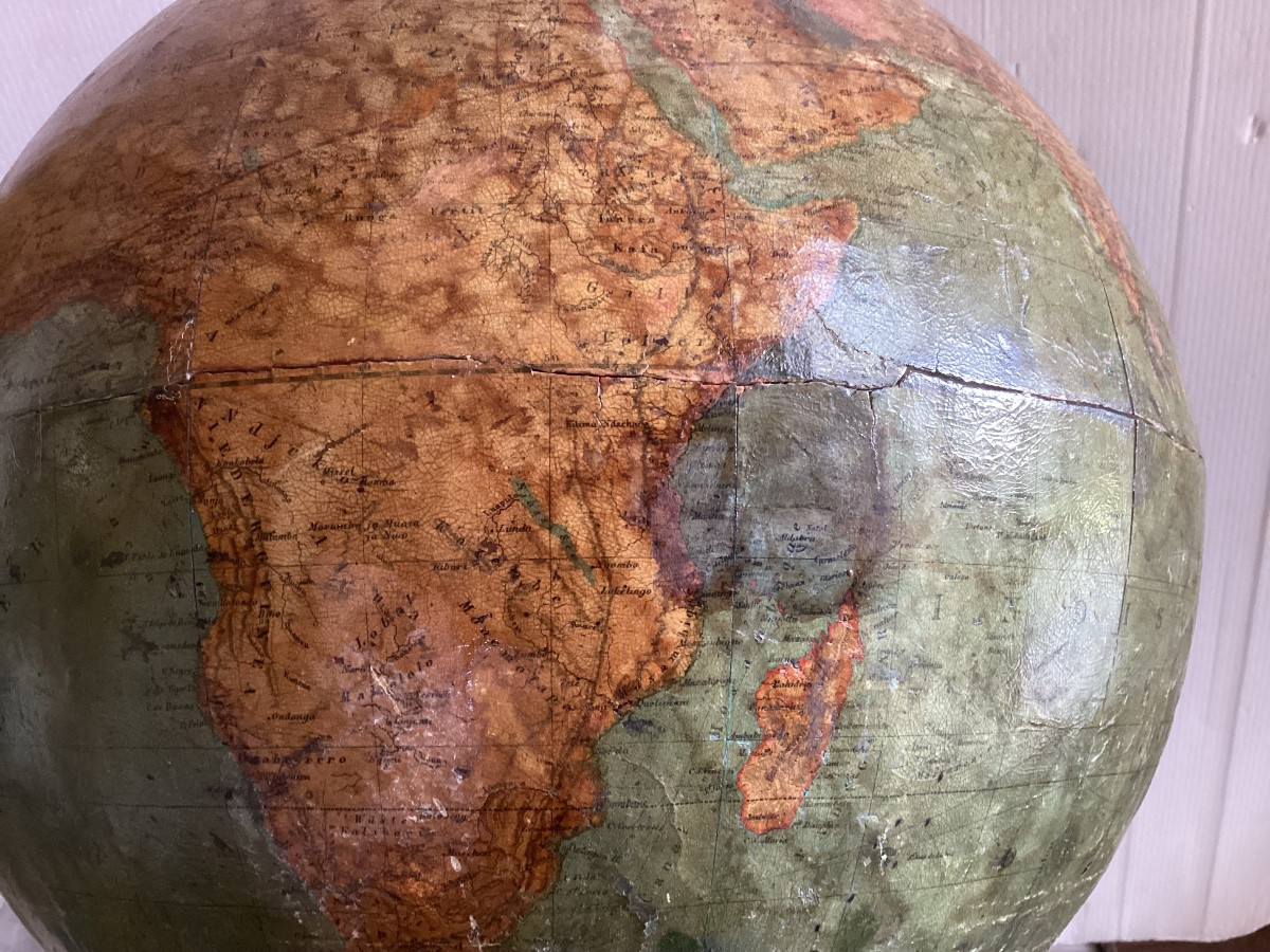 Mappemonde Erdglobus vérifié par H.Kiepert -photo-3