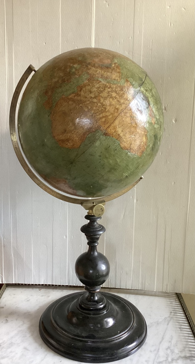 Mappemonde Erdglobus vérifié par H.Kiepert 